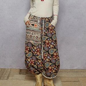 POL Multicolor Bohemian Harem Pants